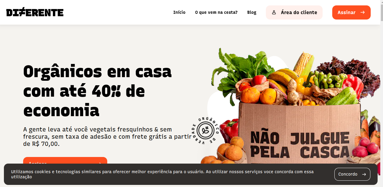 Cupom Mercado Diferente